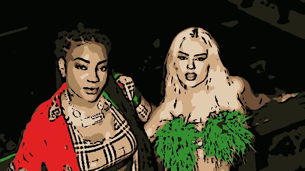 Ludmilla e Luisa Sonza dançaram juntas em festa no Rio de Janeiro (Foto: Reprodução Instagram)