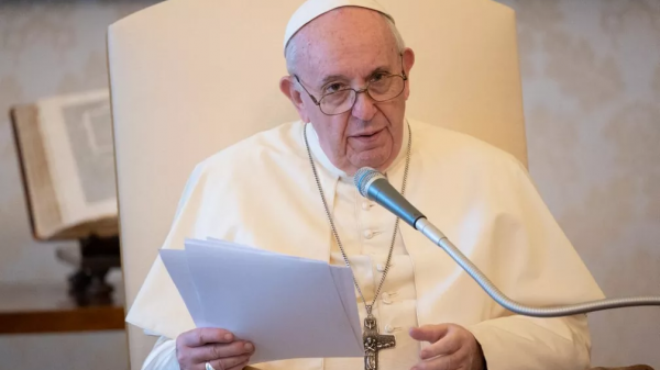 Papa Francisco defendeu a fraternidade para salvação da humanidade ((Foto: Divulgação/Vaticano)