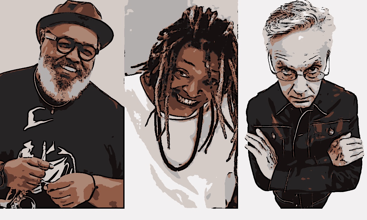 Jorge Aragão, Mart'nália) e Caetano Veloso estarão no TIM Music para Todos (Divulgação)