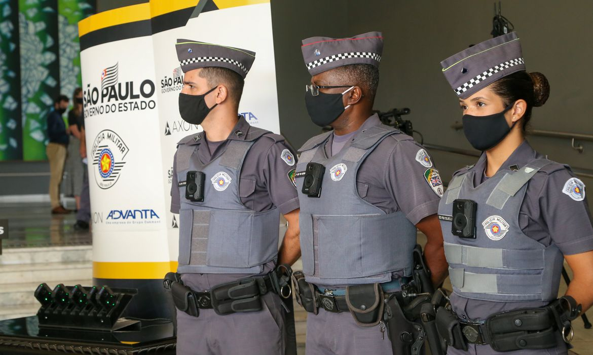 Câmeras da PM paulista reduziram em 87% violência policial (Divulgação/Gov.SP)