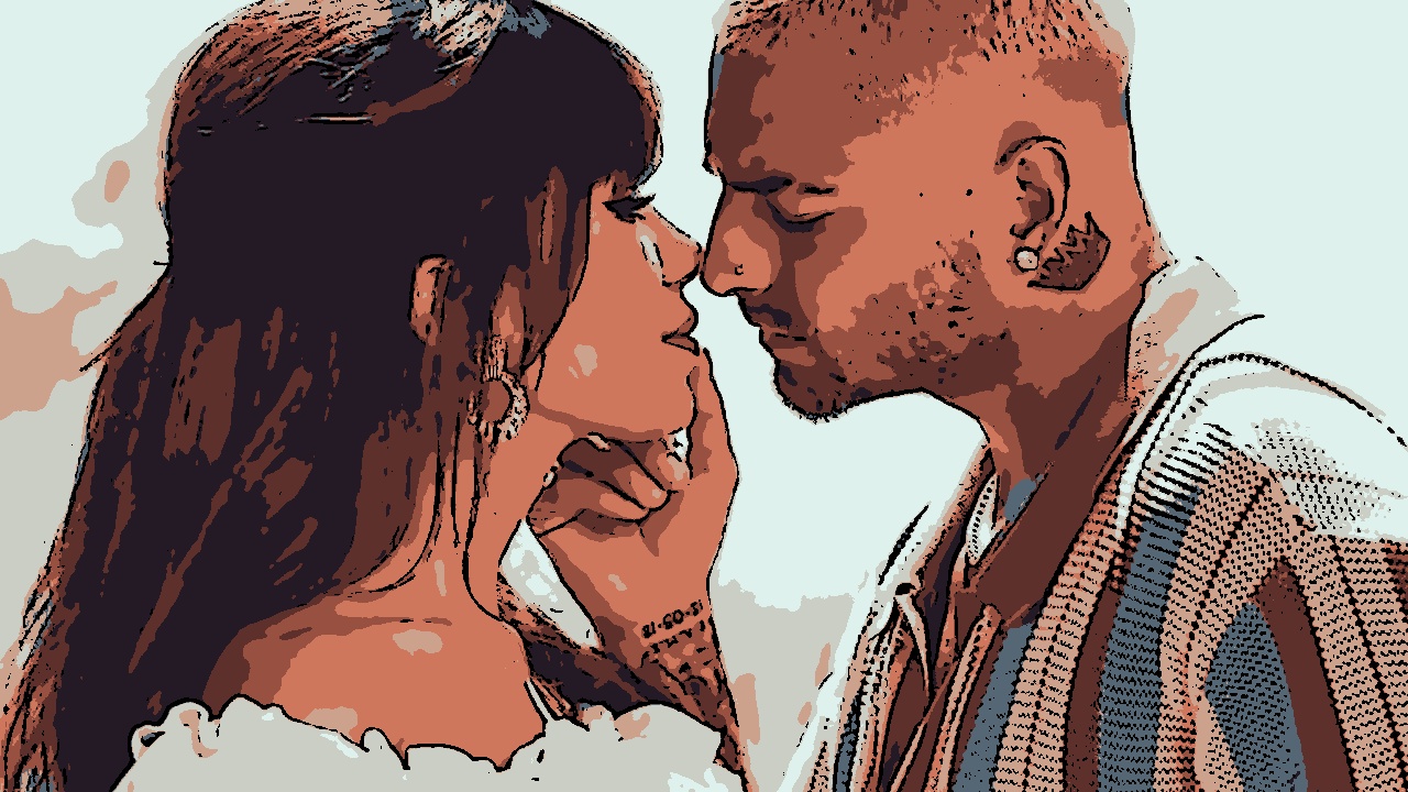 Anitta e Maluma: clima caliente no clipe de "El Que Espera" (Reprodução)