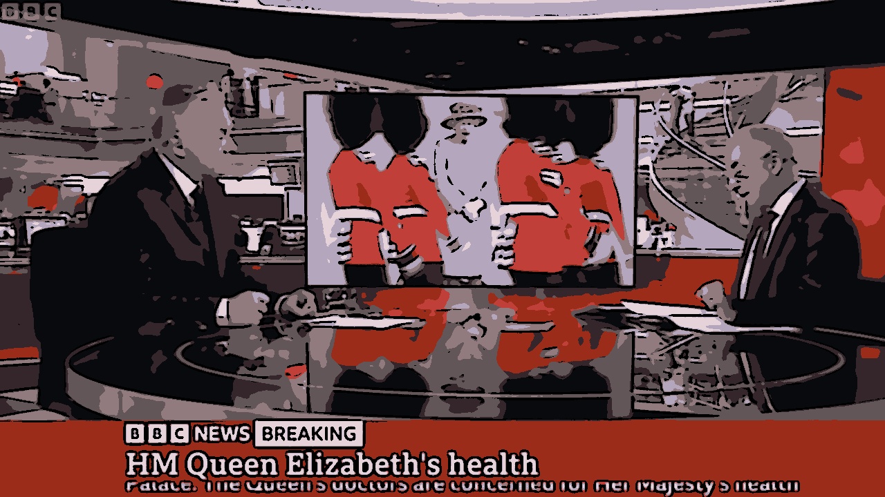 BBC interrompe programação com plantão ao vivo com notícias sobre a rainha Elizabeth II