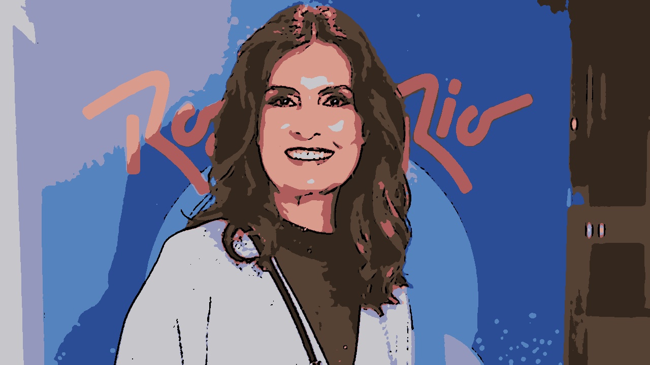 Fátima Bernardes esbanja estilo para curtir o Rock In Rio neste sábado