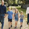 Família reunida: William posa com Kate e os filhos George, Charlotte e Louis (Instagram)