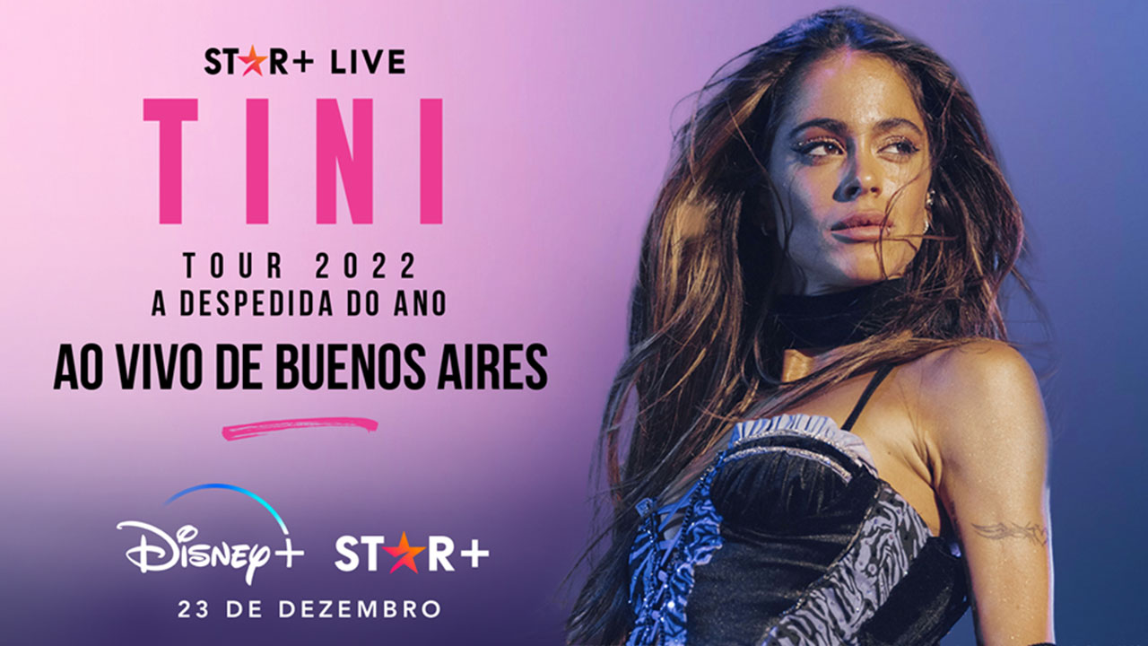 "Tini Tour 2022 Ao Vivo" vai ao ar nesta sexta (22) a partir das 21h30 no Star+