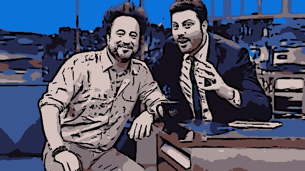 Giorgio Tsoukalos em entrevista no programa de Danilo Gentili no SBT (Divulgação)