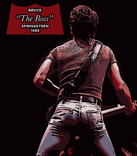 A calca Levis 501 sempre foi uma das marca registradas de Bruce Springsteen (Reproducão)