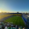 Torcida do Palmeiras chega cedo na Bombonera e aguarda pelo inicio da partida (Foto: André Felix)