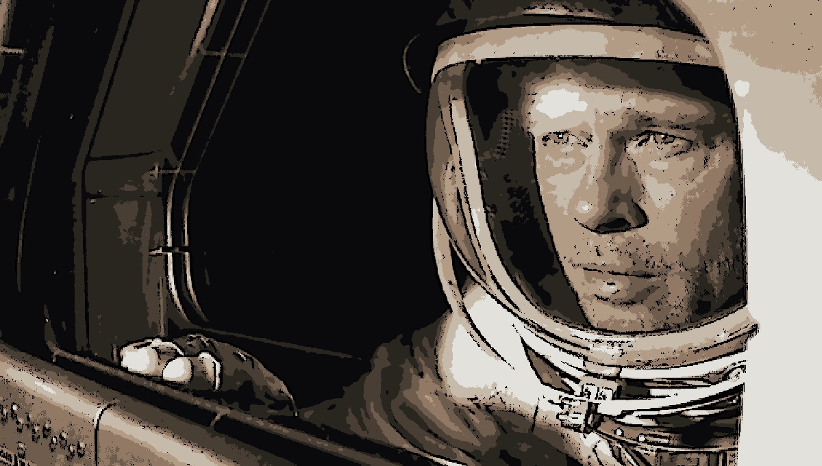 Em Ad Astra Brad Pitt faz uma interpretação emocionante de um astronauta solitário (Foto: Divulgação)