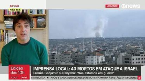 Hamas faz ataque surpresa contra Israel e causa guerra no oriente médio (Foto: Reprodução/TV)