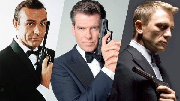 James Bond: Sean Connery, Pierce Brosnan, Daniel Craig e outros grandes atores viveram o agente 007 (Foto: Reprodução)