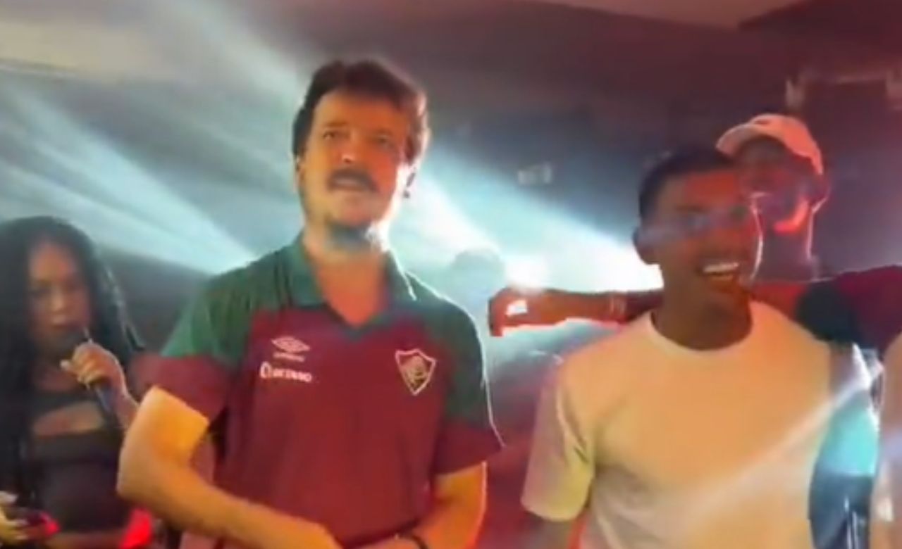 Diniz aproveitou o pós-jogo do Fluminense