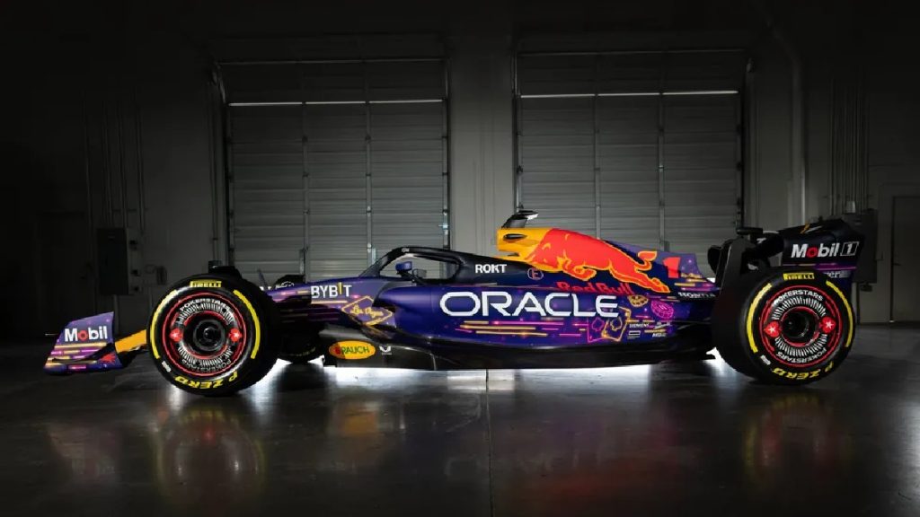 Red Bull Racing e outras equipes terão pintura especial para o GP de Las Vegas (Foto: Reprodução)