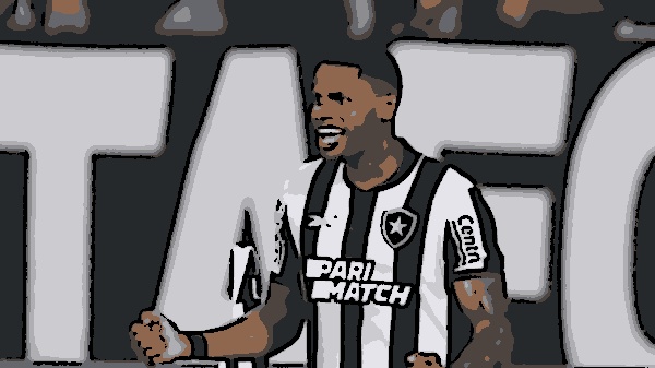 Júnior Santos comandou a vitória do Botafogo