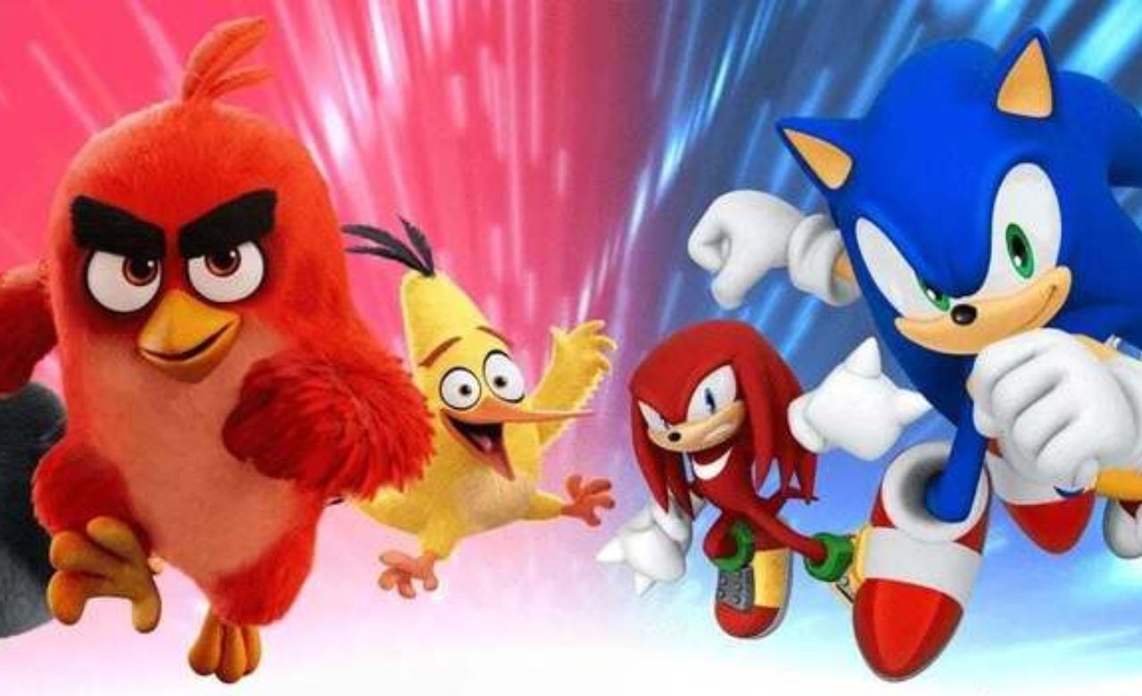 Sonic e Angry Birds se uniram