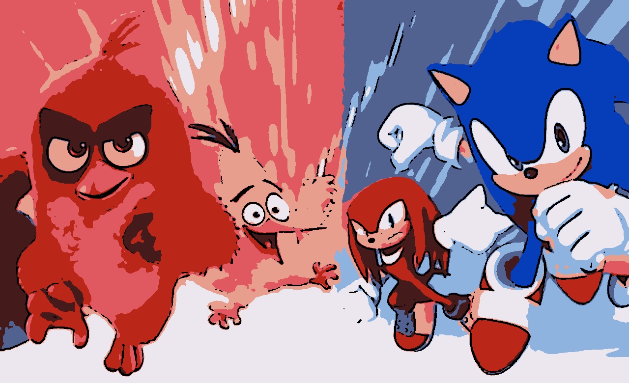 Sonic e Angry Birds se uniram