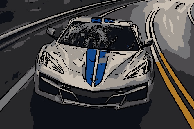 Corvette E-Ray 2024 (Foto: Divulgação/Chevrolet)