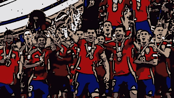 A super Espanha é tetra campeã europeia (Foto: Federação Espanhola)