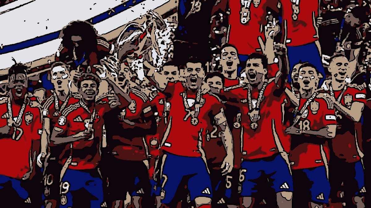 A super Espanha é tetra campeã europeia (Foto: Federação Espanhola)