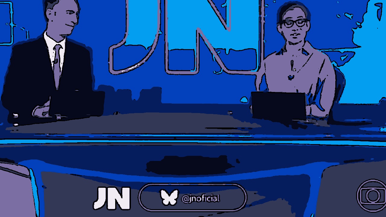 Jornal Nacional já está divulgando seu perfil oficial no Bluesky