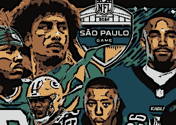 São Paulo já vive a expectativa de receber o jogaço entre Philadelphia Eagles e Green Bay Packers pela temporada da NFL