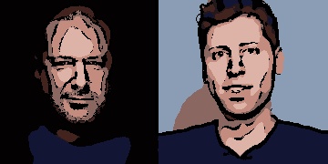 Jony Ive e Sam Altman, CEO da OpenAI: parceria de milhões