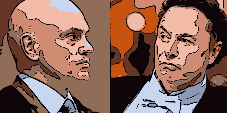 Alexandre de Moraes e Elon Musk: 18 milhões de reais em multas por descumprimento de ordem da justiça