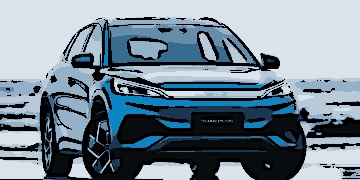 O elétrico Yuan Plus, um dos modelos da gigante chinesa BYD