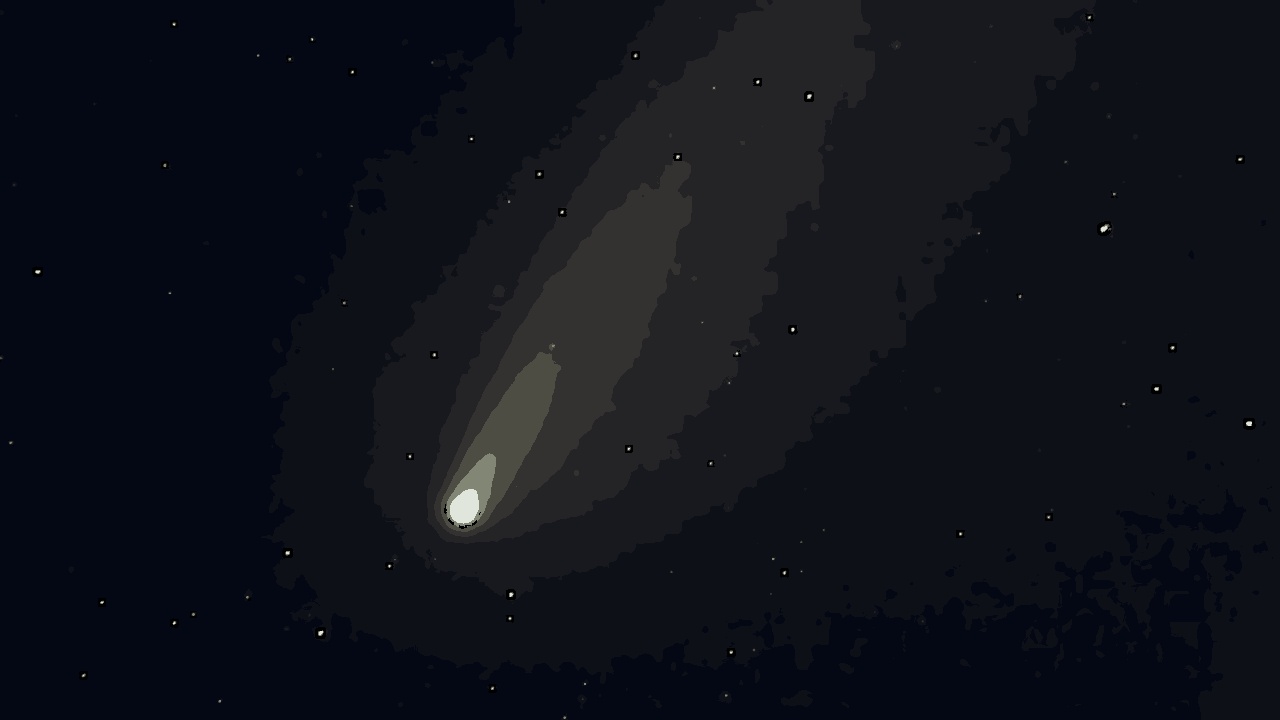 O cometa C/2023 A3 (Tsuchinshan-ATLAS) passou no ponto mais próximo do sol no dia 27 de setembro