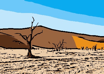 Rara sequência de chuvas no Deserto do Saara formou belas lagoas em áreas secas