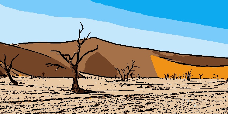 Rara sequência de chuvas no Deserto do Saara formou belas lagoas em áreas secas