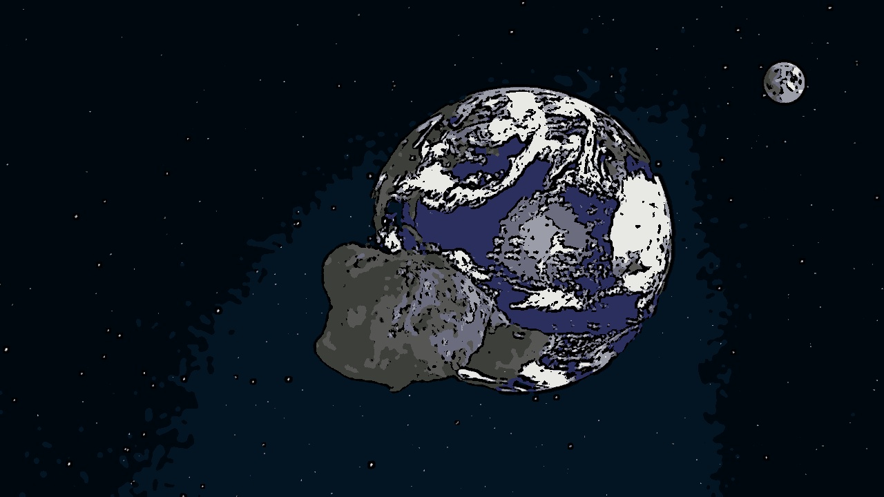 Apophis, um asteroide de 340 metros, fará uma aproximação histórica à Terra em abril de 2029