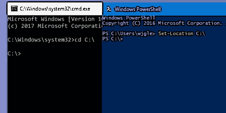 CMD Prompt e Power Shell estão disponíveis no Windows e atendem diferentes necessidades de usuários
