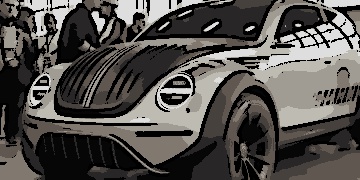 Tesla Fusca é um conceito que reimagina o Volkswagen Fusca com tecnologia e design da Tesla