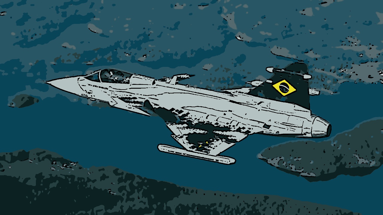O Gripen E da FAB derrotou o F-15C em dois combates consecutivos, após uma derrota inicial