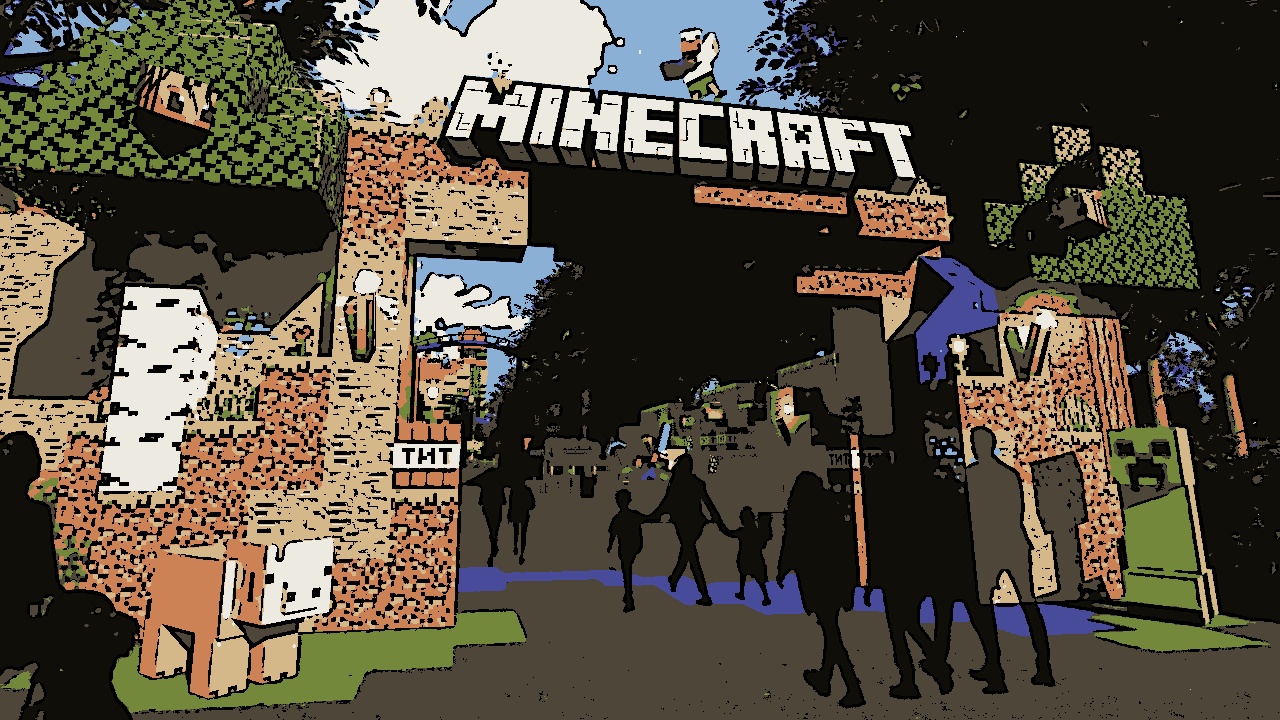 Minecraft fará sua estreia no mundo real com parques temáticos e atrações