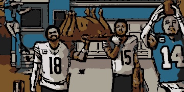 O Thanksgiving é marcado por uma rodada tripla de jogos da NFL