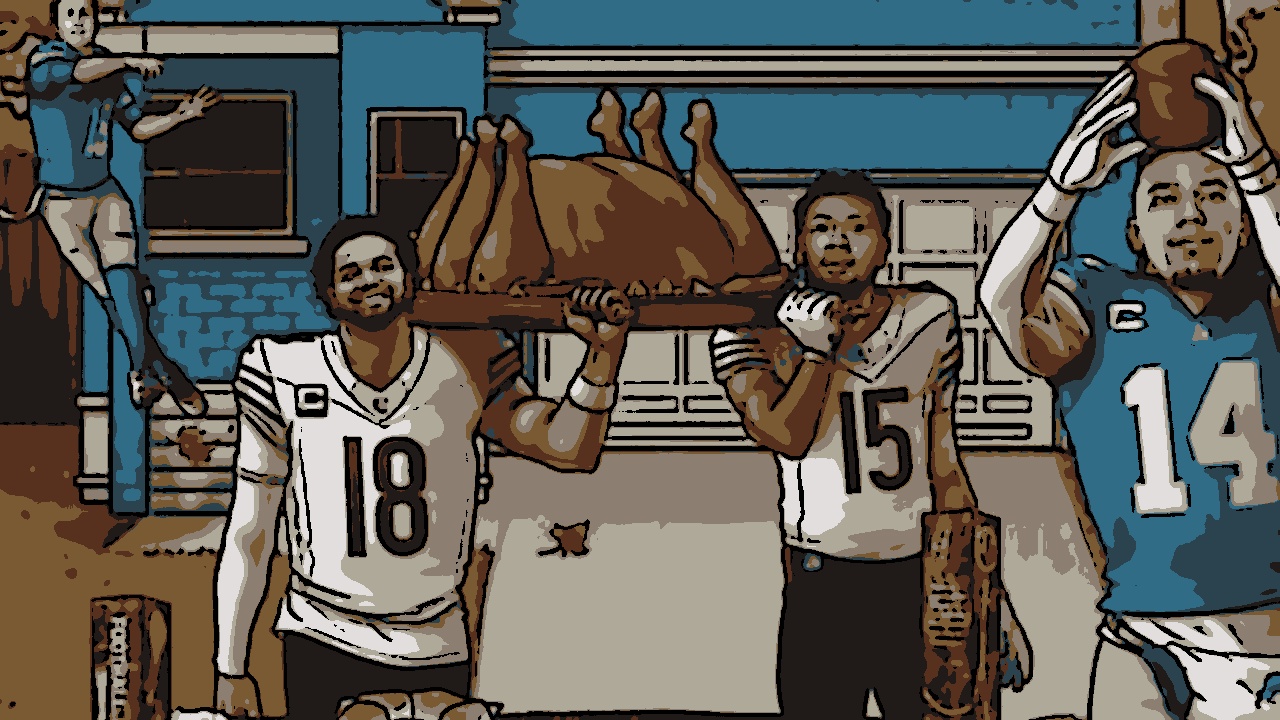O Thanksgiving é marcado por uma rodada tripla de jogos da NFL
