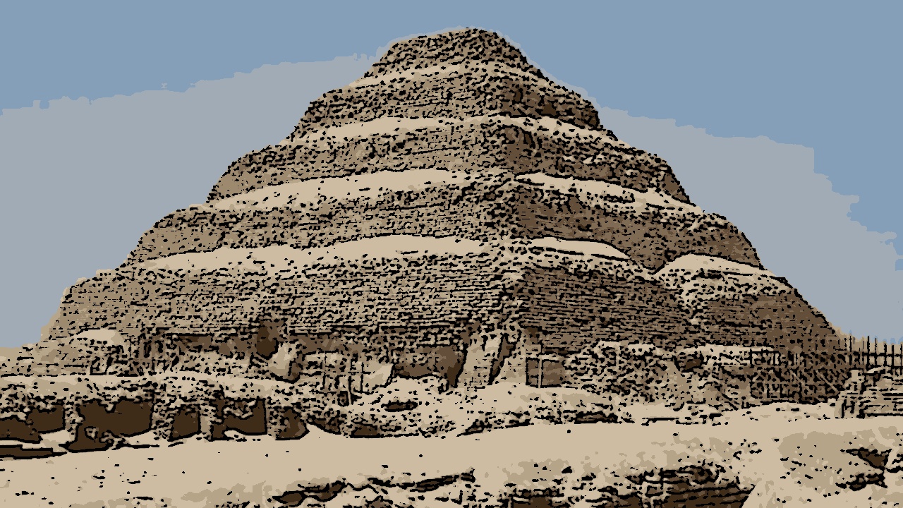 A Pirâmide de Djoser é a mais antiga do Egito e um marco na engenharia antiga