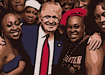 Deep Fake: Foto falsa gerada por IA mostrava Trump com apoiadores negros