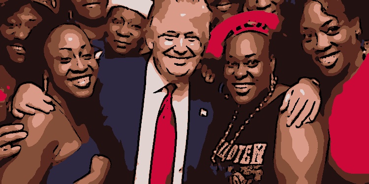 Deep Fake: Foto falsa gerada por IA mostrava Trump com apoiadores negros