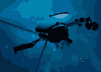 A Voyager 1 foi lançada em 1977 pela Nasa para estudar Júpiter e Saturno