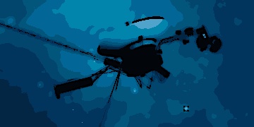 A Voyager 1 foi lançada em 1977 pela Nasa para estudar Júpiter e Saturno