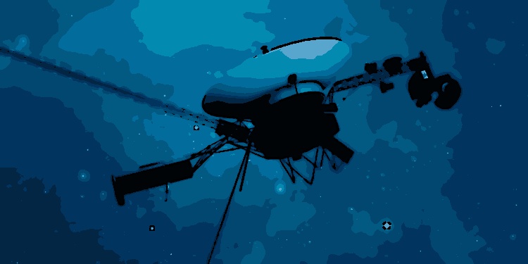 A Voyager 1 foi lançada em 1977 pela Nasa para estudar Júpiter e Saturno