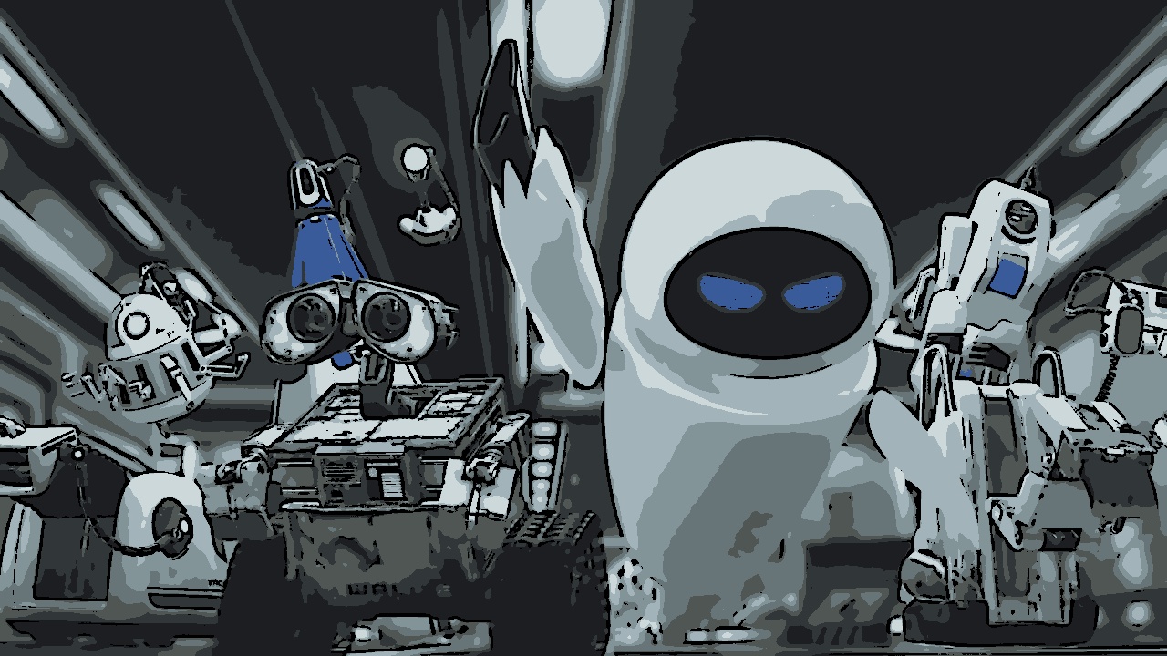 Coisa de cinema: robozinho chinês foi filmado promovendo uma “fuga” de outros robôs em Xangai