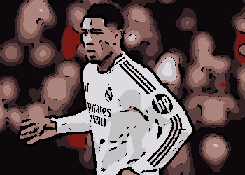 Jude Bellingham entra em campo com o Real Madrid no Santiago Bernabéu contra o Getafe(