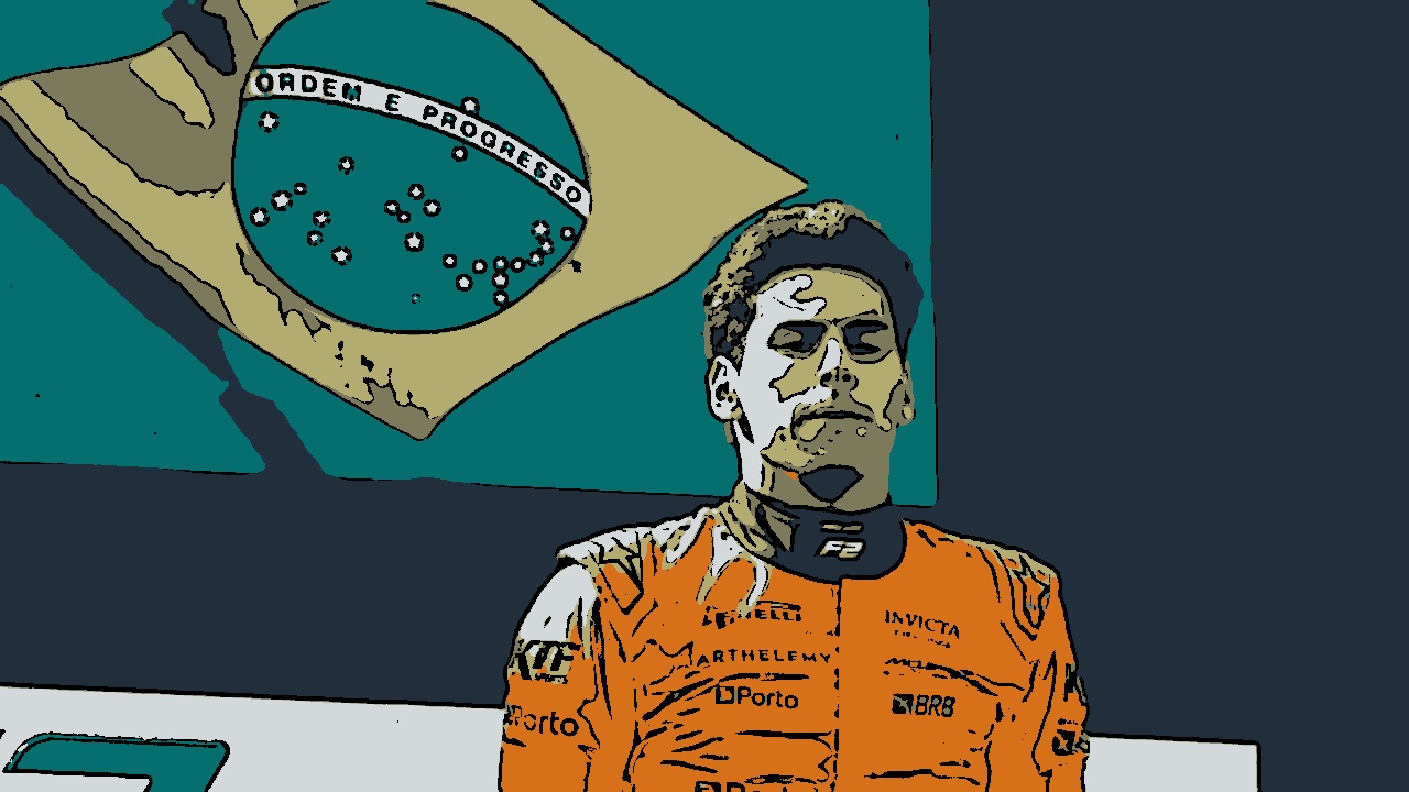 Fórmula 2: Gabriel Bortoleto terminou em terceiro no Catar, mantendo a liderança por 0,5 ponto