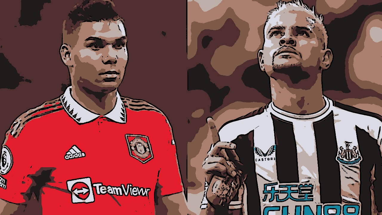 Casemiro e Bruno Guimarães: craques da seleção brilham em duelo pesado do campeonato inglês