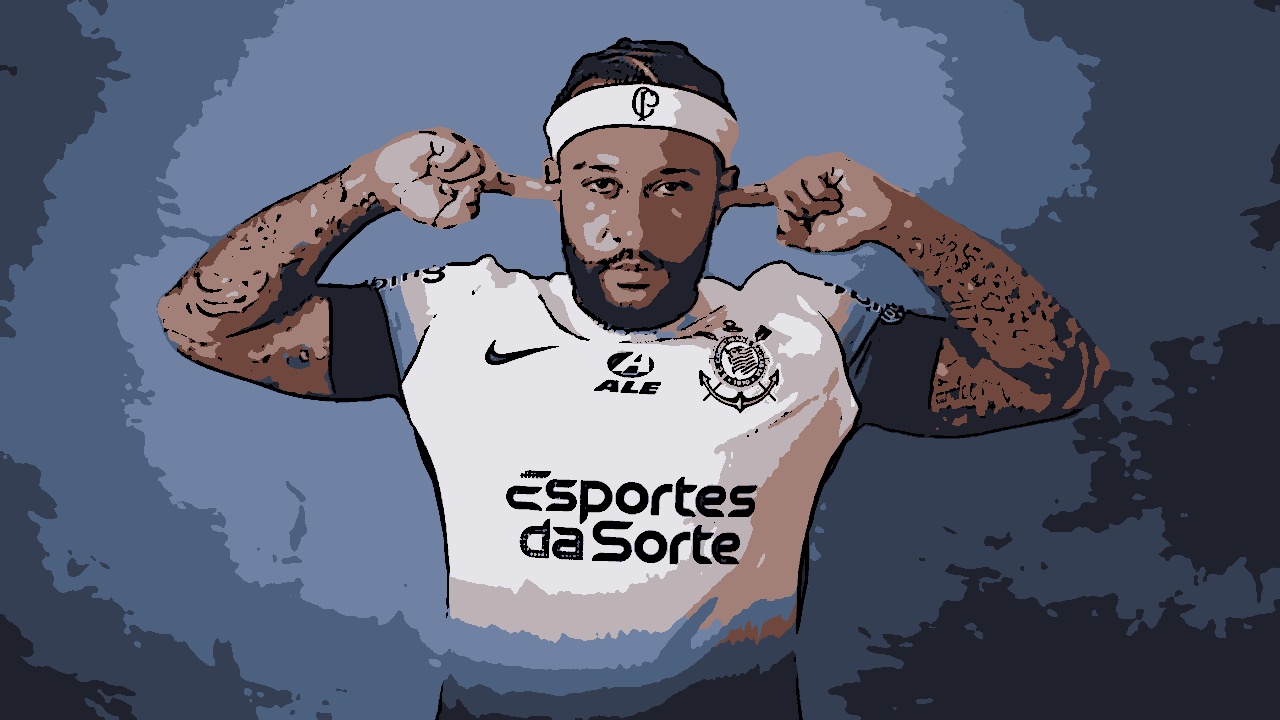 Memphis Depay caiu nas graças da torcida do Corinthians e time retoma boa fase