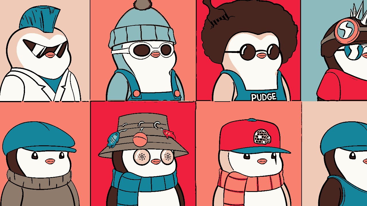 Pudgy Penguins valoriza mais de 20% e supera o bitcoin